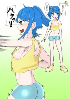 ソラちゃん乳首チラ