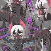 【Skeb】コウモリ娘の調教