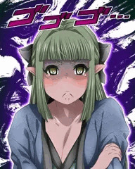 睨み付け夢之ちゃん