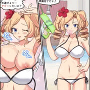 ホノルルと水遊びとビックボディー