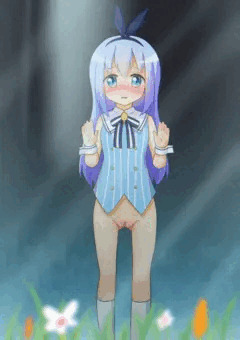 ガラスの向こうのチノちゃん