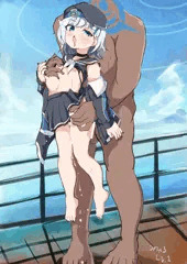 スミカちゃんと船の上