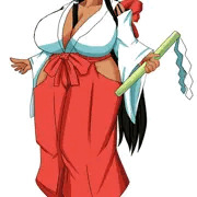 爆乳巫女さん