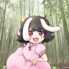 ある日竹林の中てゐちゃんに出会った
