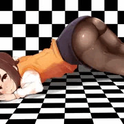 おしりを描く練習