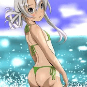 のわっちが水着に着替えたら