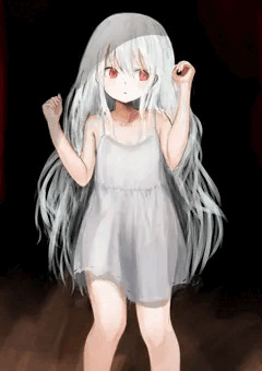 アルビノ少女