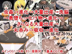 丸呑み→吸収→進化（正義のヒロイン悪堕ち～化け物へ進化～）