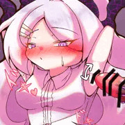 ヒナの腋にびゅーしたった