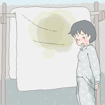 布団のしみはおとといの