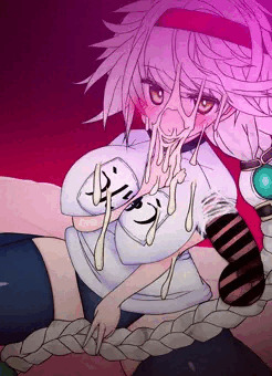 裏ピース❤フェラチオ雲龍❤ニーソブルマ❤
