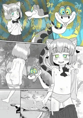 【skeb】催眠蛇姦猫耳娘(漫画5ページ)