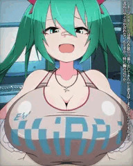 初音ミク　着衣パイズリ