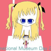 文化会館内トイレで小便する少女