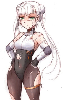 オリジナル白い子