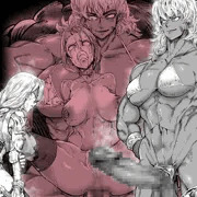 女騎士VS女蛮族【Skeb】