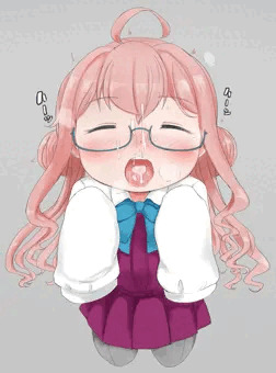 巻雲ちゃん顔射