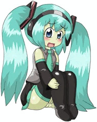 ちら見せミクさん