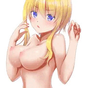 金髪巨乳ちゃん