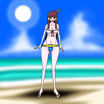 飛梅ちゃんの水着