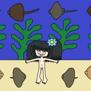 エイの海底楽園