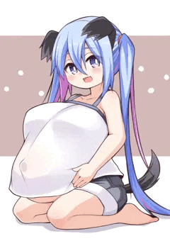 犬耳妊婦
