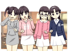 くろぱんつしろぱんつ。