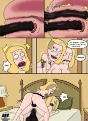 Sneaking into Morty's room 8