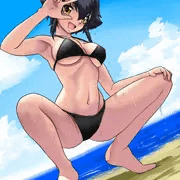 黒ビキニペパロニ