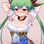 アルレシャちゃん乳首責めイラスト