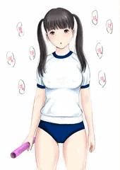 リレーの練習中に呼び出された女の子