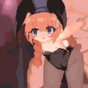 バニー姿の合法ユニちゃん後ろから味わう