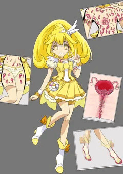 キュアピース　触手服