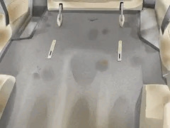 ワゴン車　後部座席　フリー素材