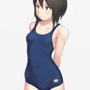 スクール水着とスパッツ