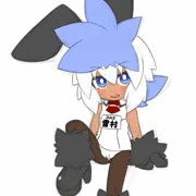 白スクバニー