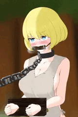囚われて連行される元貴族の娘