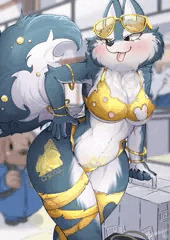 ３秒後に服がはじけ飛ぶポーシャ
