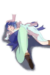 無防備に突き出した弱いところをなでなでつんつんされる魔法少女