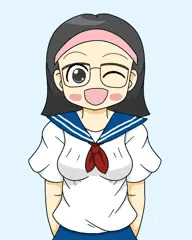 デコ眼鏡