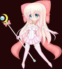 ピンクな魔法少女