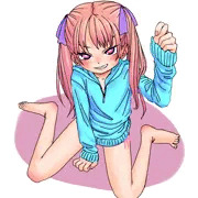 挑発的な女の子