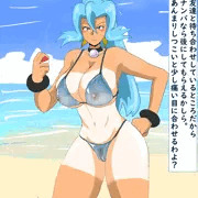 海水浴イブキさん