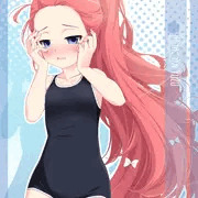 スク水「花岡ユズ(ブルアカ)」230811