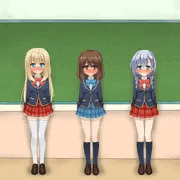 黒板の前でぜんら