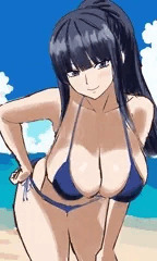 前かがみ