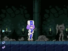 姉僧侶ちゃん石化ドット絵アニメ