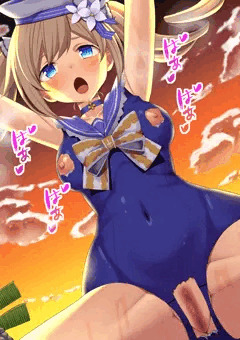 原神　バーバラスク水えっち