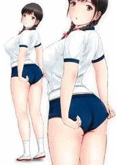 ブルマでやられちゃう三つ編み少女