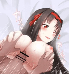 上里の馬乗りパイズリ
